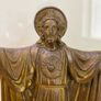 Vintage Bronze Christ the Redeemer statue Image 2