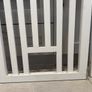 White wooden stair gate Image 4