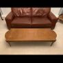 Large Antique Walnut Coffee Table Image 2