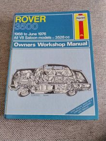 Haynes Rover 3500 owners workshop manual hardback FREE STANDARD POSTAGE INCLUDED