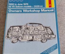 Haynes Rover 3500 owners workshop manual hardback FREE STANDARD POSTAGE INCLUDED