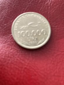 1999 Turkey coin 100000 Lira