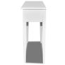 Dressing Console Table with Two Drawers White Image 4