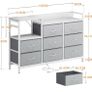 Chest of Drawers Bedroom, Contains 2 USB & 2 AC Ports Sockets Image 6
