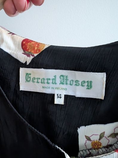 Gerard Hosey rare vintage dress