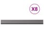 Wall Cladding Panels 8 pcs Grey 170x15 cm WPC Image 3