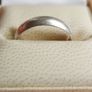 Vintage 925 Sterling Silver Band Ring size Q - 3,1g Image 4
