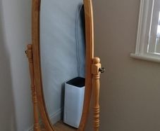 freestanding swivel mirror
