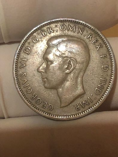 George VI half penny  x 36 Pictures