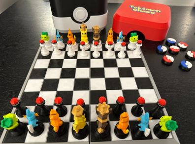 Pokemon Chess Set  3D Printed Custom Chess Pieces