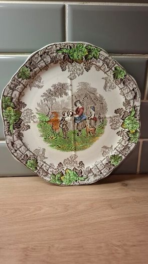 Vintage Copeland Spode Byron Series Plate Set