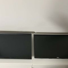 Pair of Monitors: BenQ 24" 2K QHD (1440p) IPS + Dell 23" 1080p IPS (VESA / No Stands)