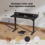 Height Adjustable Desk with Two Drawers, 120 x 60 cm Electric Computer Desks Image 7