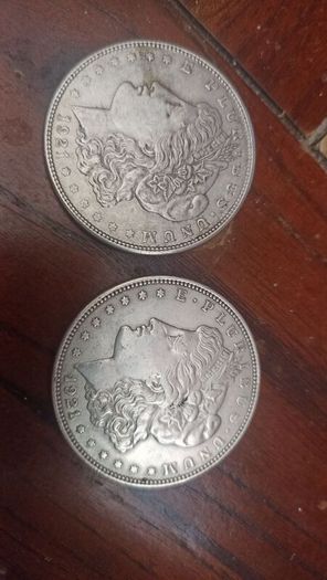 1921 Morgan dollars