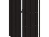 Garden Shed Brown 87x98x159 cm Galvanised Steel