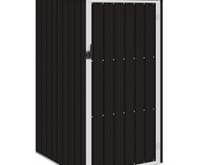 Garden Shed Brown 87x98x159 cm Galvanised Steel