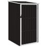 Garden Shed Brown 87x98x159 cm Galvanised Steel Image 5