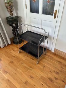 Folding Serving Trolley.