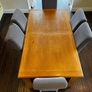 solid wood extendable table Image 2