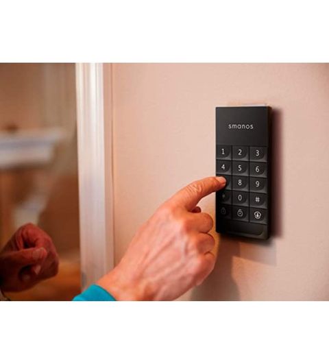 Smanos WK8000 Wireless Keypad, Waterproof Indoor/Outdoor Keypad with RFID Tag