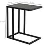 Steel Frame C-Shaped Side Table Black (FREE POSTAGE) Image 5