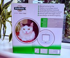 Cat Flap White Brand New