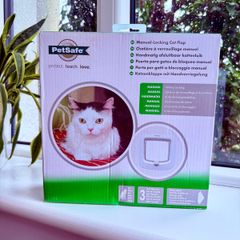 Cat Flap White Brand New