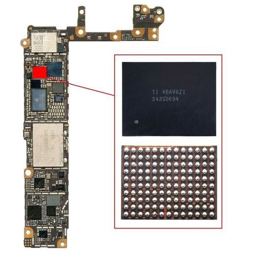 For iPhone 6 & 6 Plus U2402 Screen Controller Black Meson Touch IC 343S0694 Chip - FHT19IPFC