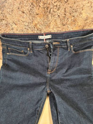 womens Tommy Hilfiger COMO SKINNY jeans BLUE DENIM size W 30 L 30 zip fly