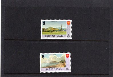 1975 Isle of Man Independent Postal Administration First Definitive Stamp Series New Values Presentation Pack