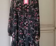Fee G black dress UK 14 BNWT