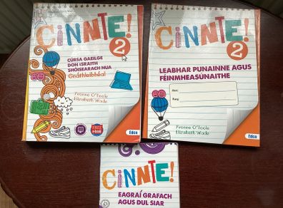Cinnte 2 Pack Junior Cert Irish E-Code Unused
