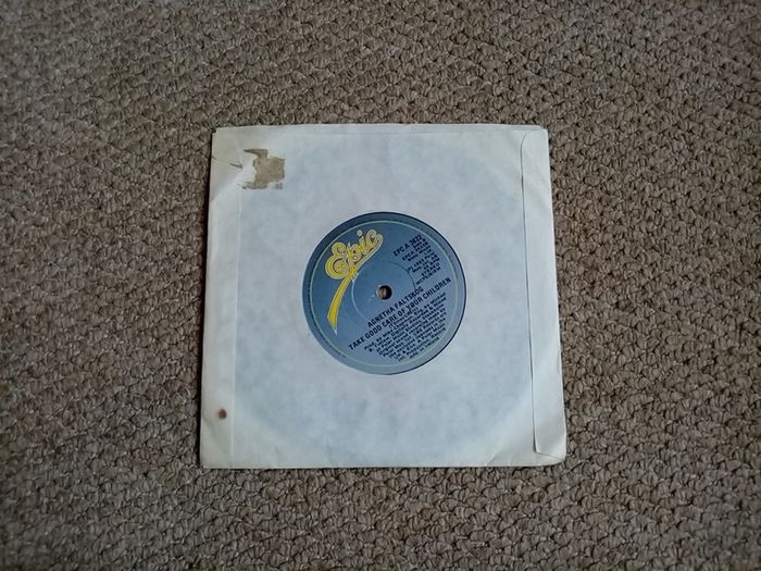 RARE Agnetha Faltskog (ABBA) 7" single, Irish pressing, Wrap Your Arms Around Me. 1983. 45rpm, vinyl, record, pop, made in Ireland. ABBA.