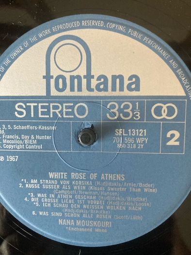 Nana Mouskouri - White Rose of Athens