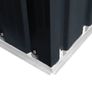 Garden Storage Shed Anthracite Steel 204x132x186 cm Image 6