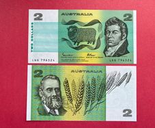 Australia. 2 Dollars  1995. Pick  43g.  ( Uncirculated )