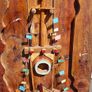 Rustic old boat wood art display Image 2