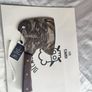 Crafted Chaos Unique  Forged Knife with the Joker's Smirk Engraved by DiCasteel Image 5