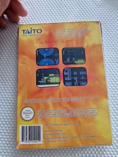 Blue Shadow Nintendo Nes Arcade Retro Games Original