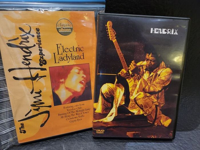 Jimi Hendrix Dvds Band of Gypsys Live at the Fillmore East plus Electric Ladyland