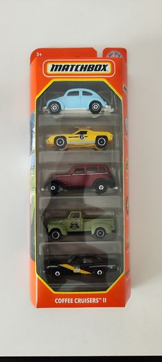 Matchbox various 5-packs, new.