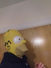 Homer Simpson Halloween Mask