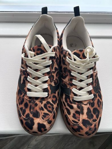 Animal print trainers size 6.5