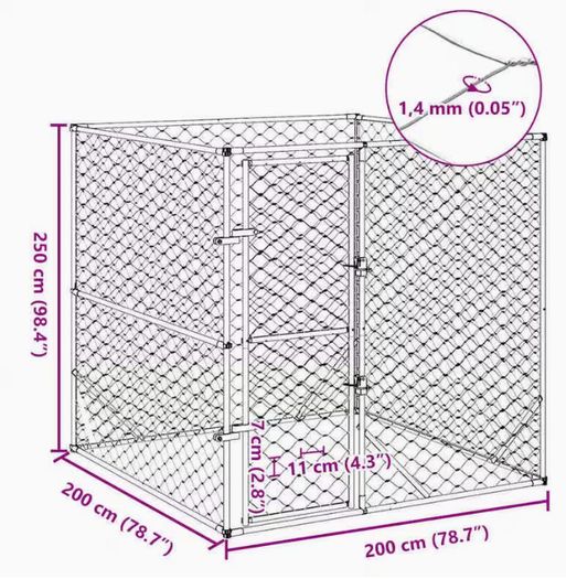 Steel Dog Kennel free delivery