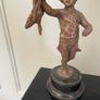 Art Deco Pewter Figurine Image 4