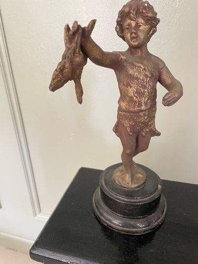 Art Deco Pewter Figurine