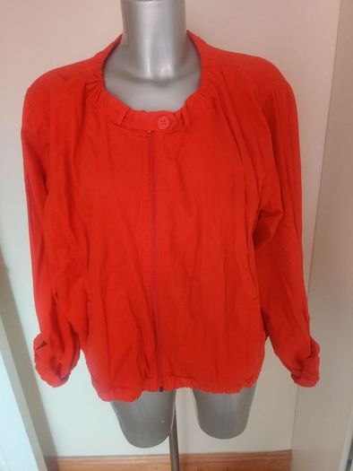 Simply Be red crop plus size jacket size UK22 EU50 Postage included
