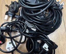 UK 3 Pin Plug Power Cord Black to IEC C13 Plug Kettle Style Lead Cable