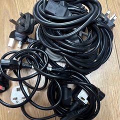 UK 3 Pin Plug Power Cord Black to IEC C13 Plug Kettle Style Lead Cable