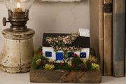 Handcrafted tiny wooden cottage